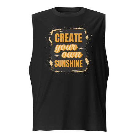 [ID: 365-G432] Create your own Sunshine Unisex Muscle Shirt