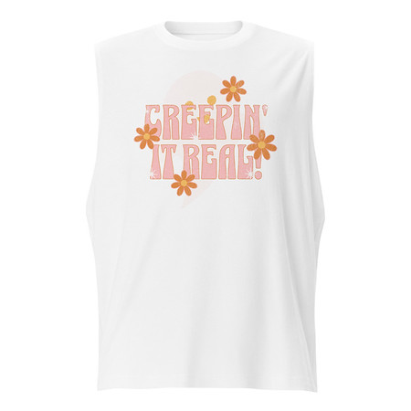[ID: 365-G436] Creepin' It Real - Halloween Unisex Muscle Shirt