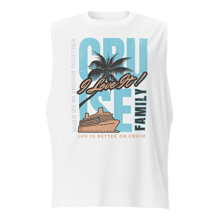 [ID: 365-G440] Cruise Ship Unisex Muscle Shirt