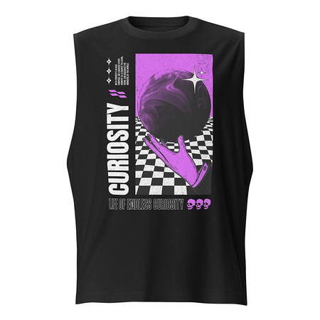 [ID: 365-G442] Curiosity Streetwear Unisex Muscle Shirt