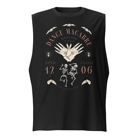 [ID: 365-G465] Dance Macabre - Dancing School Unisex Muscle Shirt