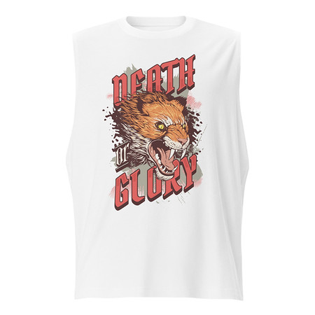 [ID: 365-G479] Death or Glory - Fierce Animal Unisex Muscle Shirt