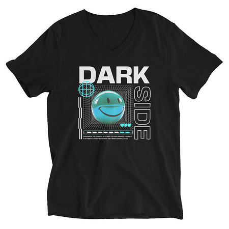 [ID: 223-G20] Abstract Y2K Unisex V-Neck Tee