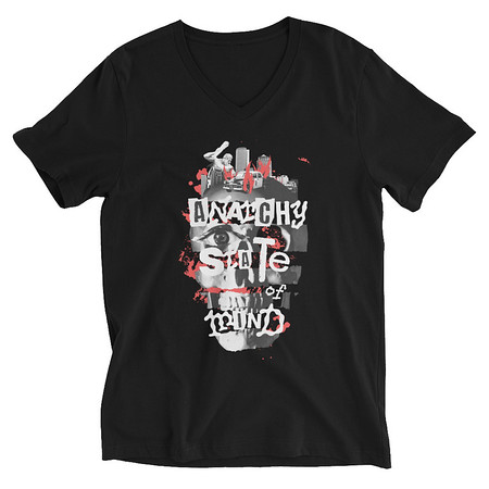 [ID: 223-G79] Anarchy State of Mind Unisex V-Neck Tee