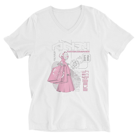 [ID: 223-G91] Anti Consumerism - Futuristic Unisex V-Neck Tee