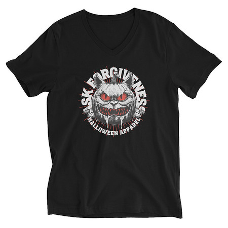 [ID: 223-G104] Ask Forgiveness Unisex V-Neck Tee