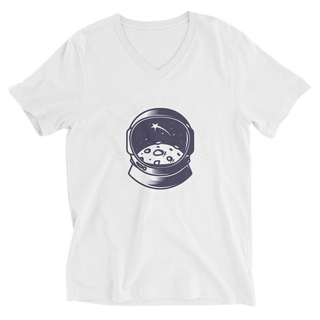 [ID: 223-G110] Astronaut Unisex V-Neck Tee