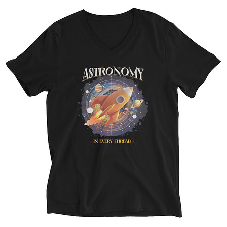 [ID: 223-G111] Astronomy in Every Thread Unisex V-Neck Tee