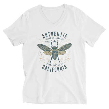 [ID: 223-G115] Authentic Outdoor Co. - Insect Unisex V-Neck Tee