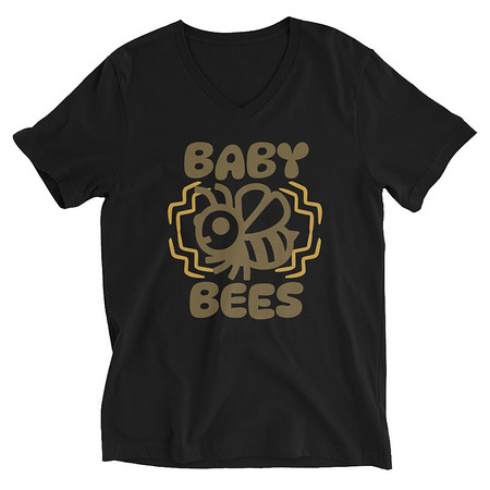 [ID: 223-G122] Baby Bees - Cute Insect Unisex V-Neck Tee