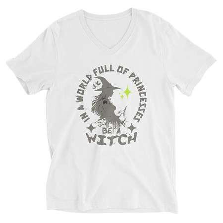 [ID: 223-G153] Be A Witch Unisex V-Neck Tee