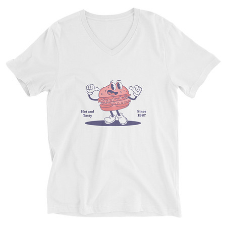 [ID: 223-G182] Benji's Burgers - Fast Food Unisex V-Neck Tee