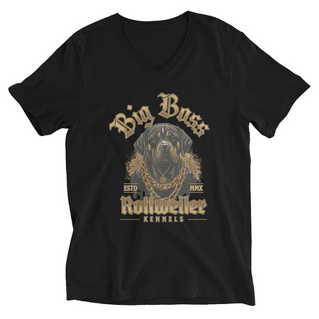 [ID: 223-G201] Big Boss Kennels Unisex V-Neck Tee