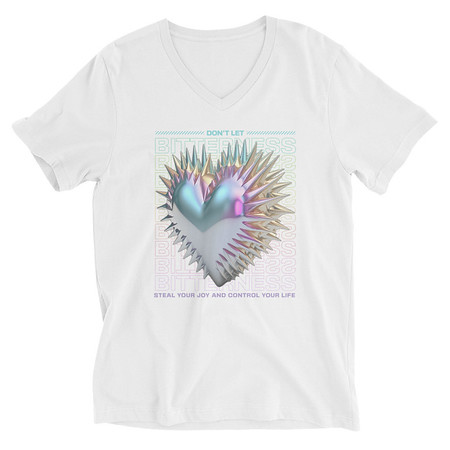 [ID: 223-G212] Bitterness Unisex V-Neck Tee