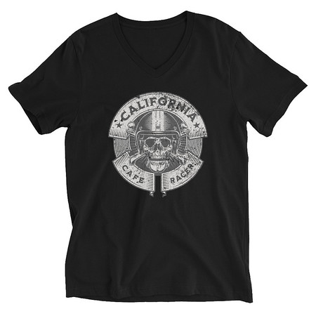 [ID: 223-G306] CAFE RACERS FUNNY Unisex V-Neck Tee