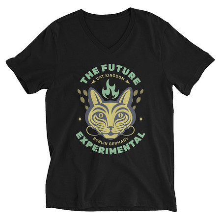 [ID: 223-G337] Cat Kingdom Berlin - Animal Unisex V-Neck Tee