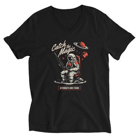 [ID: 223-G341] Catch the Magic Unisex V-Neck Tee
