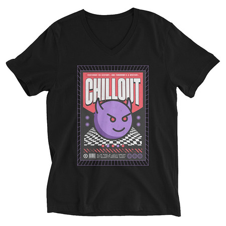 [ID: 223-G367] Chillout Streetwear Unisex V-Neck Tee