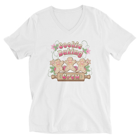 [ID: 223-G415] Cookie Baking Crew Unisex V-Neck Tee