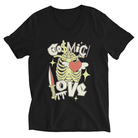 [ID: 223-G423] Cosmic Love (2) Unisex V-Neck Tee