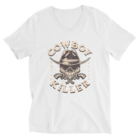 [ID: 223-G428] COWBOY KILLER Unisex V-Neck Tee
