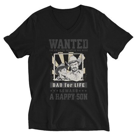 [ID: 223-G461] Dad Wanted Unisex V-Neck Tee