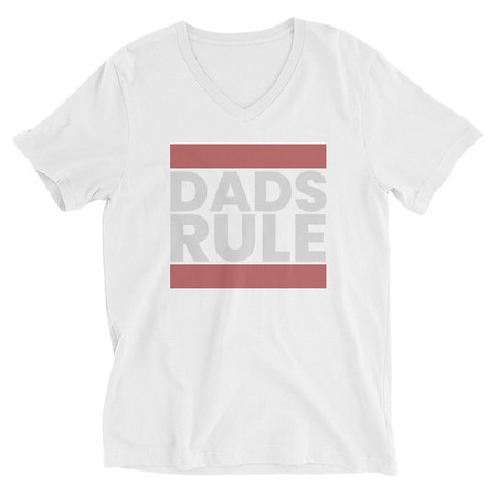 [ID: 223-G462] Dads Rule (1) Unisex V-Neck Tee