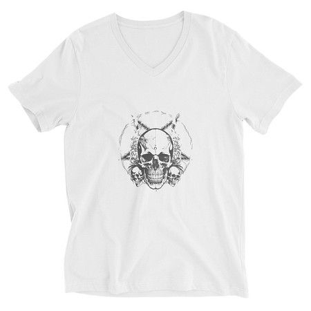 [ID: 223-G467] Dark Trilogy Unisex V-Neck Tee