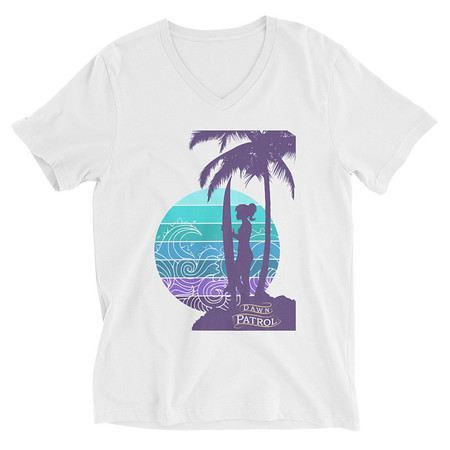 [ID: 223-G470] Dawn Patrol Unisex V-Neck Tee