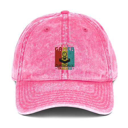 [ID: 327-G5] 25 Years of Being A Gamer Vintage Cap