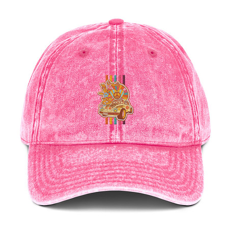 [ID: 327-G10] 60s flower power Vintage Cap