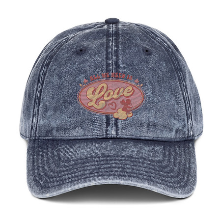 [ID: 327-G48] All We Need Is Love - Cupid Vintage Cap