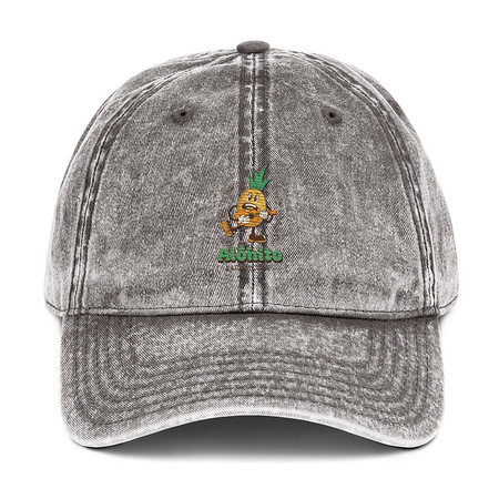 [ID: 327-G54] Alohito Natural Juices - Pineapple Mascot Vintage Cap