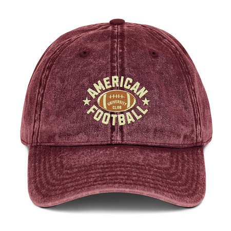 [ID: 327-G69] American Football - Athletic Sports Vintage Cap