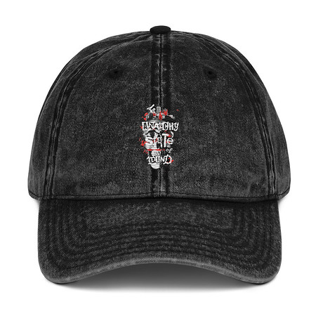 [ID: 327-G79] Anarchy State of Mind Vintage Cap