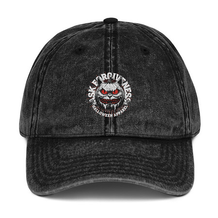 [ID: 327-G104] Ask Forgiveness Vintage Cap