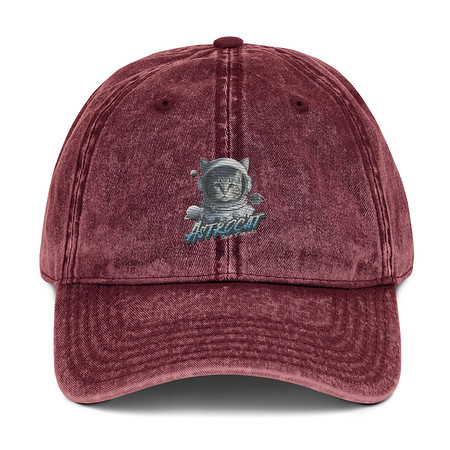 [ID: 327-G109] Astrocat Vintage Cap