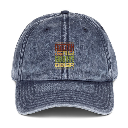 [ID: 327-G116] Autumn is my Favorite Color - Lettering Vintage Cap
