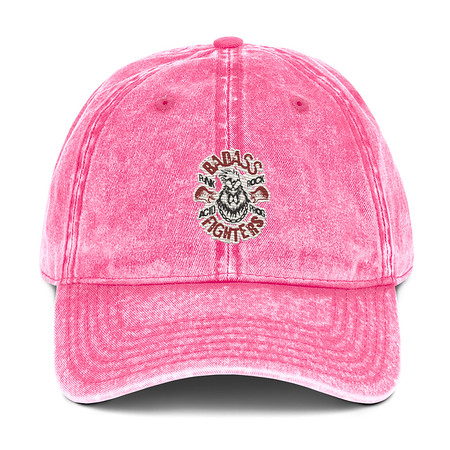 [ID: 327-G130] Badass Fighters Vintage Cap