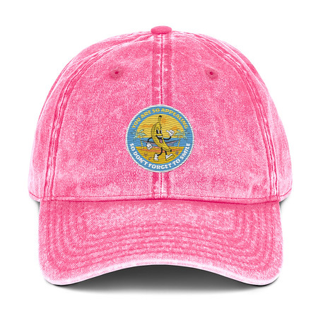 [ID: 327-G135] Banana project _-) Vintage Cap