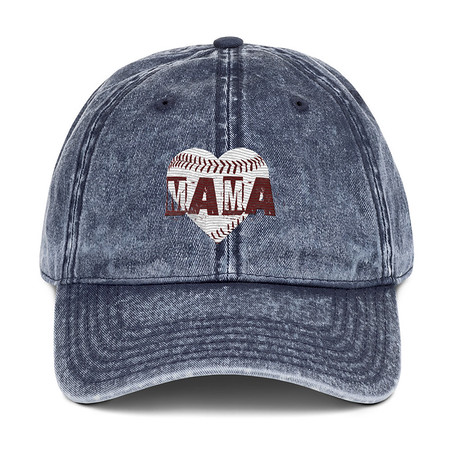 [ID: 327-G142] Baseball MAMA Vintage Cap