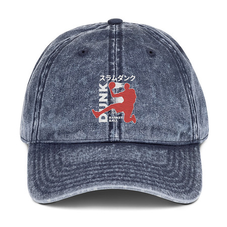 [ID: 327-G147] Basketball Dunk Vintage Cap