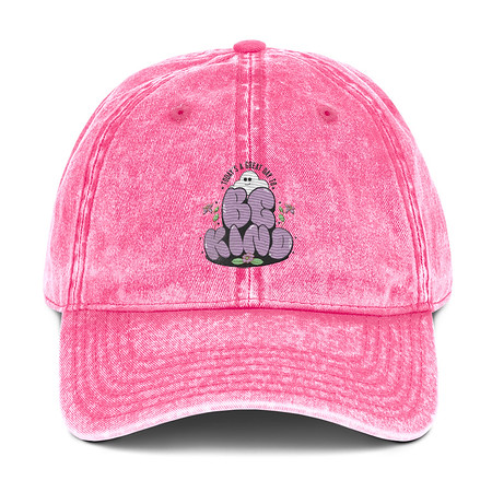 [ID: 327-G156] Be Kind Vintage Cap