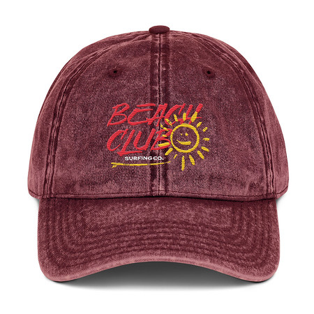 [ID: 327-G165] Beach Club Vintage Cap