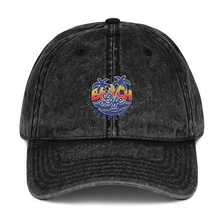 [ID: 327-G168] Beach Life Best Life Vintage Cap