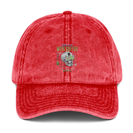 [ID: 327-G235] Blessing With Suffer Vintage Cap