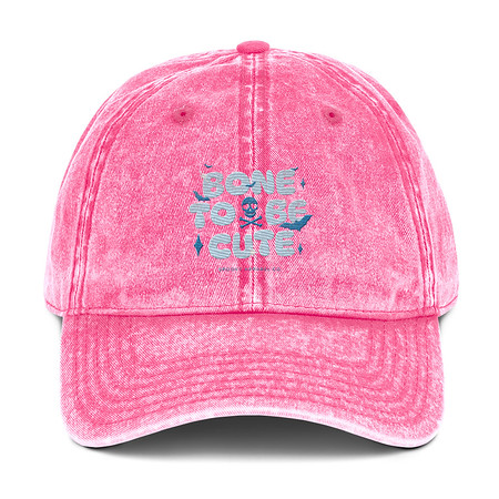 [ID: 327-G250] Bone To Be Cute - Halloween Vintage Cap