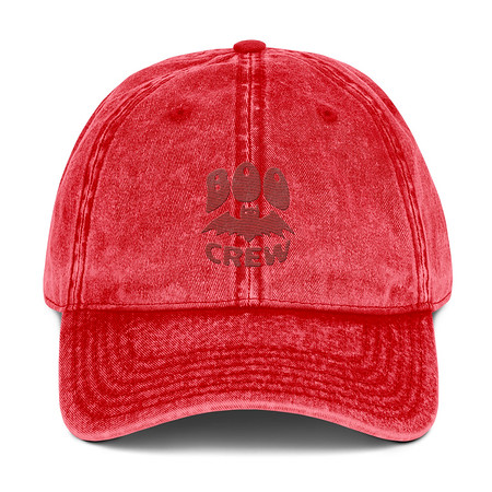 [ID: 327-G252] Boo Crew Vintage Cap