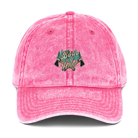 [ID: 327-G262] Born to be Wild (2) Vintage Cap