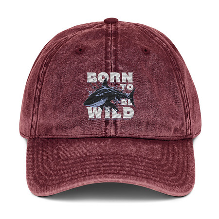 [ID: 327-G264] BORN TO BE WILD Vintage Cap